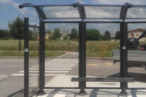 pensilina per autobus - Premetal Caerano di San Marco Treviso